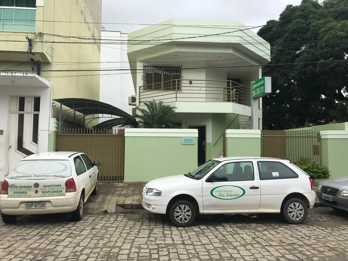 Fachada da matriz em Baixo Guandu